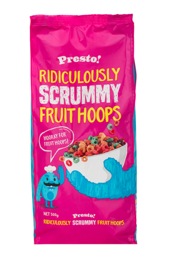 Ridiculously Scrummy Fruits Hoops 300g